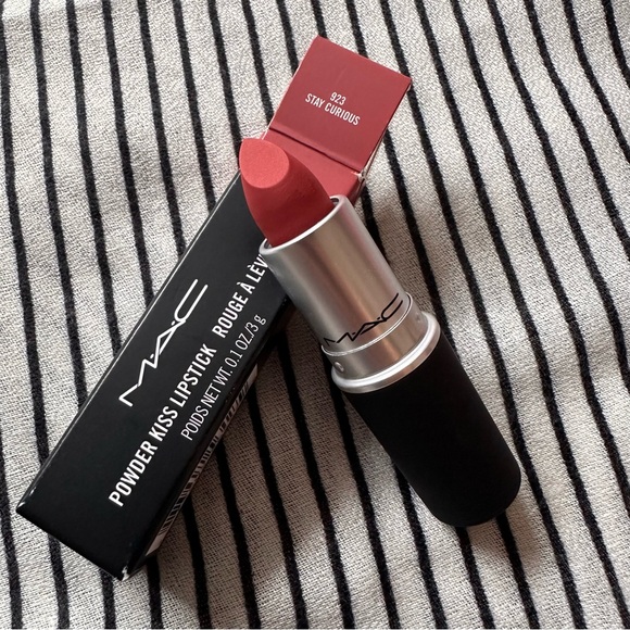 MAC Cosmetics Powder Kiss Lipstick - 923 Stay Curious - Picture 1 of 2